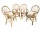 Vintage Rattan Armchairs, 1970s, Set of 4, Image 1