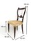 Sedie da pranzo vintage in faggio e ottone con tessuto Goldenrod, Italia, anni '40, set di 6, Immagine 10