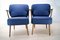 Blue German Armchairs, 1970s, Set of 2 1