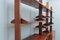 Libreria Mid-Century in teak con scrivania pieghevole, anni '50, Immagine 10
