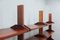 Libreria Mid-Century in teak con scrivania pieghevole, anni '50, Immagine 4