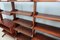 Libreria Mid-Century in teak con scrivania pieghevole, anni '50, Immagine 9
