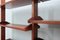 Libreria Mid-Century in teak con scrivania pieghevole, anni '50, Immagine 6