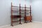 Libreria Mid-Century in teak con scrivania pieghevole, anni '50, Immagine 16