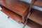 Libreria Mid-Century in teak con scrivania pieghevole, anni '50, Immagine 2