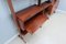 Libreria Mid-Century in teak con scrivania pieghevole, anni '50, Immagine 12