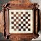 Leather Kangaroo Chess Board, Italy, 1980s 3