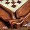 Leather Kangaroo Chess Board, Italy, 1980s 12