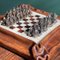 Leather Kangaroo Chess Board, Italy, 1980s 4