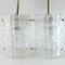 Crystal and Brass Pendant Lamps by Carl Fagerlund for Orrefors, 1960s, Set of 2 2