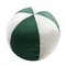 Coussin Ball en Velours Vert et Blanc par Lo Decor 1