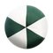 Coussin Ball en Velours Vert et Blanc par Lo Decor 2