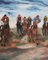 Giacomo Varese, Jockeys in Action, 1800s, Oil on Canvas 5