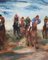 Giacomo Varese, Jockeys in Action, 1800s, Oil on Canvas 2