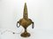 Brutalist Gilded Bronze Lamp by Max Bre 1970s, Image 2