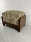 Mid-Century Art Deco Pouf with Springs in the style of Osvaldo Borsani, 1940s 1