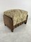 Mid-Century Art Deco Pouf with Springs in the style of Osvaldo Borsani, 1940s 4