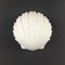 Shell-Shaped Opaline Glass Wall Light/Sconce from Limburg, Germany, 1970s 3