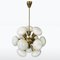 Lampadario Sputnik Mid-Century in ottone di Kamenicky Senov, anni '60, Immagine 1