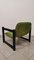 Living Room Set in Green and Black, 1970s, Set of 3 8