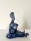 Abstract Ceramic Nude Figure in Blue, Britain, Mid-20th Century, Image 6