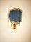 Brass Wall Light with Decorated Fan 18