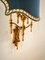 Brass Wall Light with Decorated Fan 23