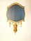Brass Wall Light with Decorated Fan 3