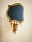 Brass Wall Light with Decorated Fan 8
