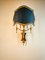 Brass Wall Light with Decorated Fan 21
