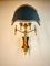 Brass Wall Light with Decorated Fan 13