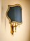 Brass Wall Light with Decorated Fan 19