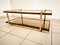 Double Glass Coffee Table with Wheels 7