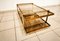 Double Glass Coffee Table with Wheels 4