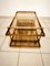 Double Glass Coffee Table with Wheels 8