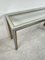 Console Table in Chromed Metal and Brass, 1960s 5