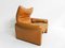 Vintage Maralunga Armchairs by Vico Magistretti for Cassina, Set of 2 5