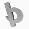 Vintage Czech Metal Letter B Sign,1970s, Image 2