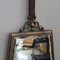 Vintage Italian Brass Mirror with Leather Rope, 1950s, Image 7