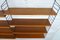 Swedish Wall Unit with Eight Teak Shelves by Nisse Strinning for String, 1950s, Image 6