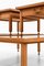 Side Tables in Mahogany, Walnut and Brass attributed to Josef Frank, 1950s, Set of 2 7