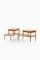 Side Tables in Mahogany, Walnut and Brass attributed to Josef Frank, 1950s, Set of 2 3