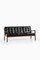 Sofa aus Palisander und schwarzem Originalleder, Ole Wanscher zugeschrieben, 1951 2