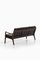 Sofa aus Palisander und schwarzem Originalleder, Ole Wanscher zugeschrieben, 1951 5