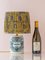 Tichelaar Makkum Delft Virginia Tobacco Jar Table Lamp, New Silk Lampshade 4