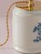 Tichelaar Makkum Delft Virginia Tobacco Jar Table Lamp, New Silk Lampshade 3