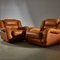 Light Warm Brown Leather Sofa Set, Set of 3 7