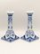 Hand-Painted Candlesticks from Royal Delft, 1988, Set of 2, Image 1