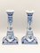 Hand-Painted Candlesticks from Royal Delft, 1988, Set of 2, Image 3