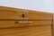 Dänischer Vintage Eichenschrank mit Rolltür, 1960er 5